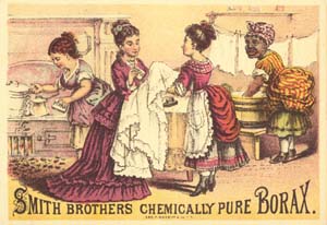 Late nineteenth-century trade card for Borax Soap. American Antiquarian Society