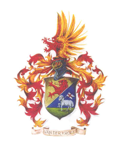 Familiewapen, versie Van der Kroft