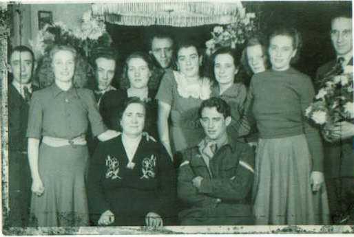 Gezin Van der Kroft-van Cleef omstreeks 1950