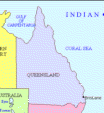 Queensland map
