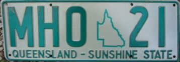 Queensland License Plate