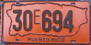 Puerto Rico plate