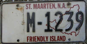 Sint Maarten License Plate