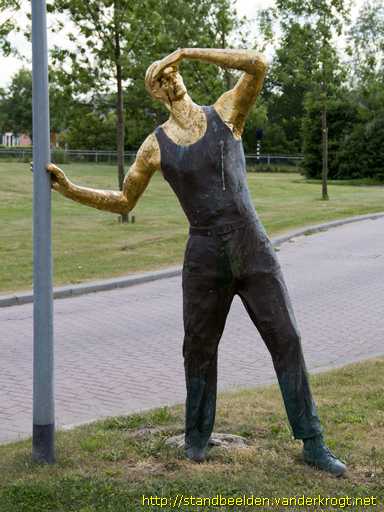 Almere Stad -  Gouden man