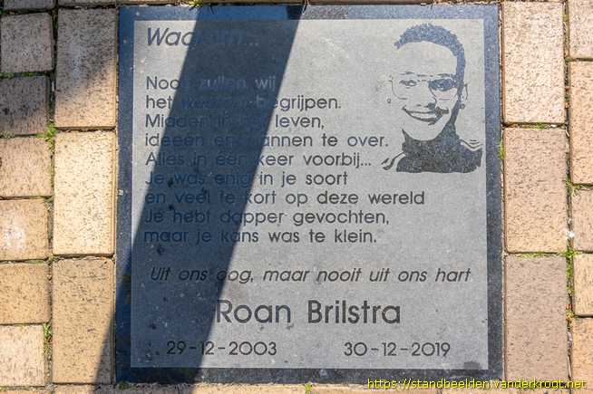 Drachten -  Gedenksteen Roan Brilstra