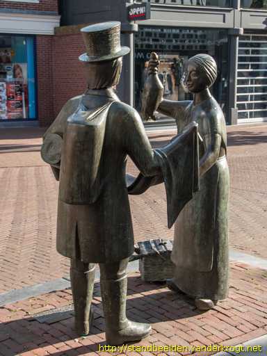 Sneek -  De Friezin en de rondreizende textielkoopman