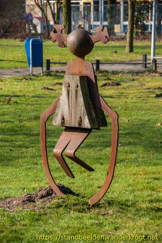 Harderwijk -  Touwtje-springend meisje ('Pippi Langkous')