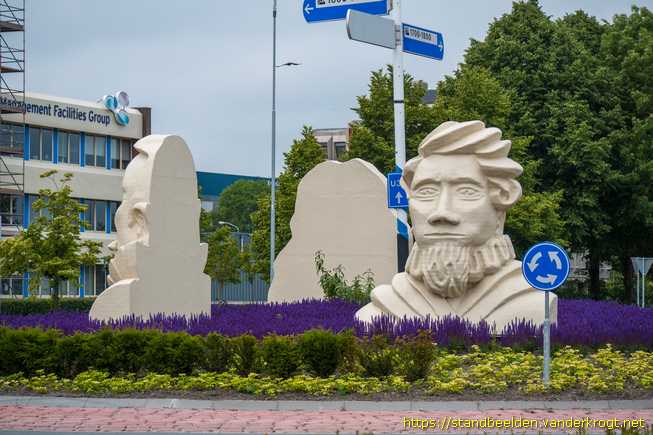 Farmsum -  Prins Maurits, Piet Heyn en Michiel de Ruyter