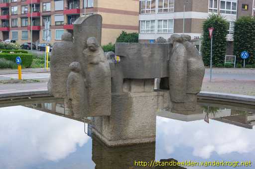 Brunssum -  Voetwassing door Sint Gregorius
