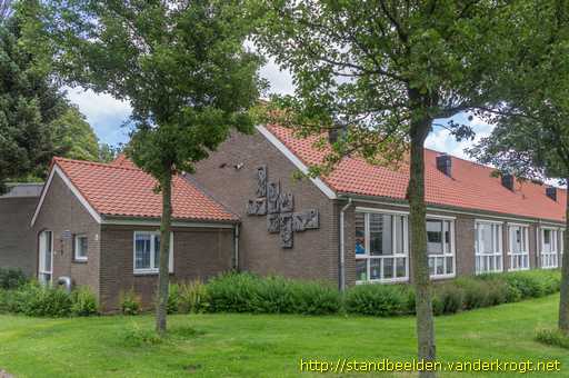 Heerlen -  Wandkunst en Mariabeeldje