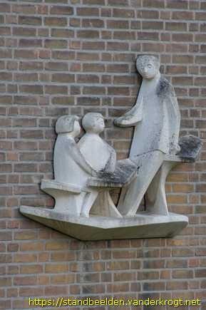 Breda -  Leraar en leerlingen
