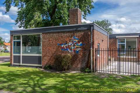 Breda -  Tegelmozaïek met reeën