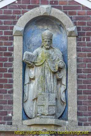 Beers -  Sint Lambertus met gemeentewapen Beers