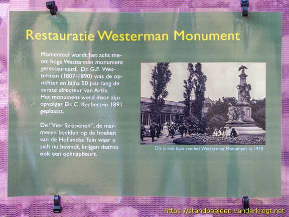 Amsterdam -  Westerman Monument