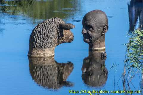 Amsterdam -  Man en schaap