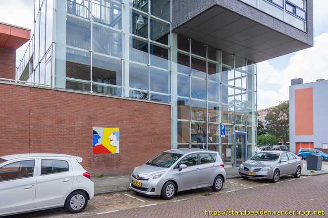 Haarlem -  Tegeltableaus 'Mondriaan'