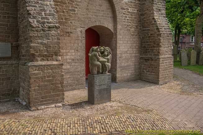 Hippolytushoef -  Dieren tezamen aan de dis