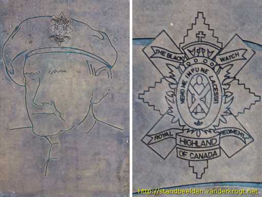 Ommen -  Herinneringsplaat bevrijding door Canadese soldaten