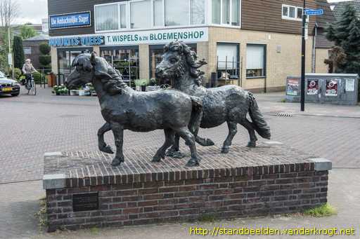 Heeten -  Twee rennende Ponies