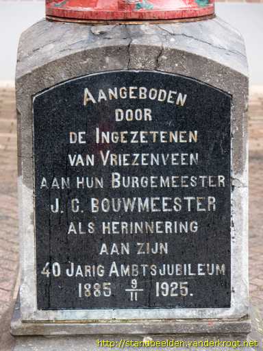 Vriezenveen -  Burg. Bouwmeester-Lantaarn