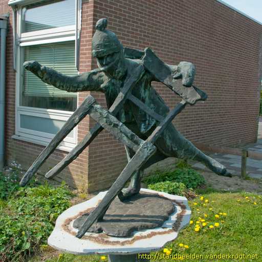 Sint Maartensdijk -  Schaatsenrijdster