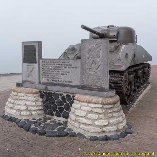 Westkapelle -  Monument voor de 4e Commando Brigade