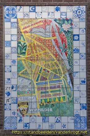 Delft - Plattegrond Wippolder