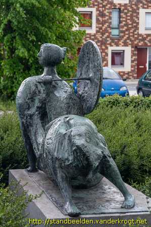 Den Haag - Vrouw met parasol