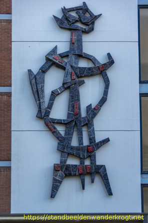 Den Haag -  Keramisch reliëf Woningbouwvereniging 's-Gravenhage