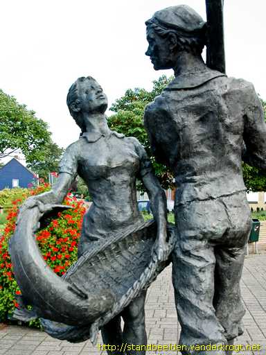 Hardinxveld-Giessendam -  Is het voor het meisje of de zalm?