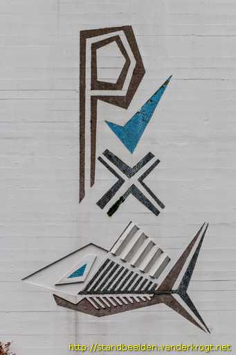 Voorburg -  Christusmonogram met vis