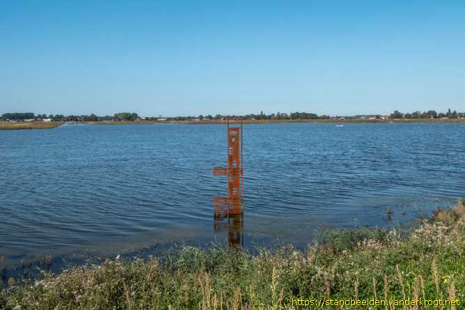 Stompwijk -  Peilschaal