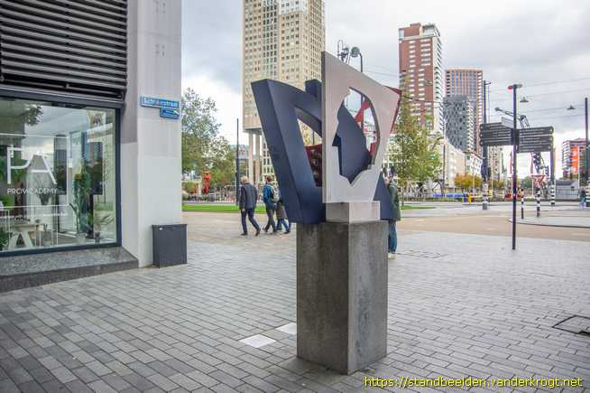 Rotterdam -  Ode aan Jaap Valkhoff / Langs de Maas