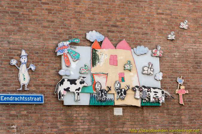 Rotterdam -  Reliëfschilderij