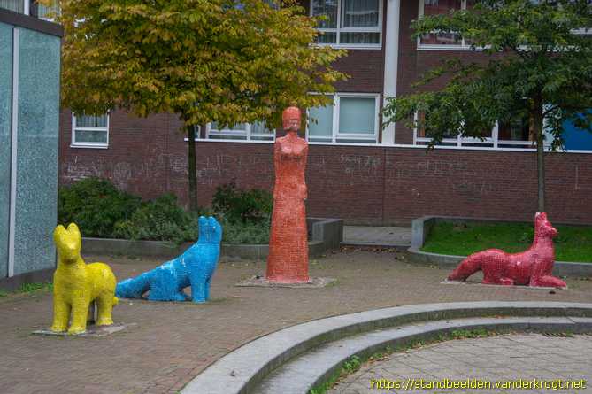 Rotterdam -  Insulinde en haar honden