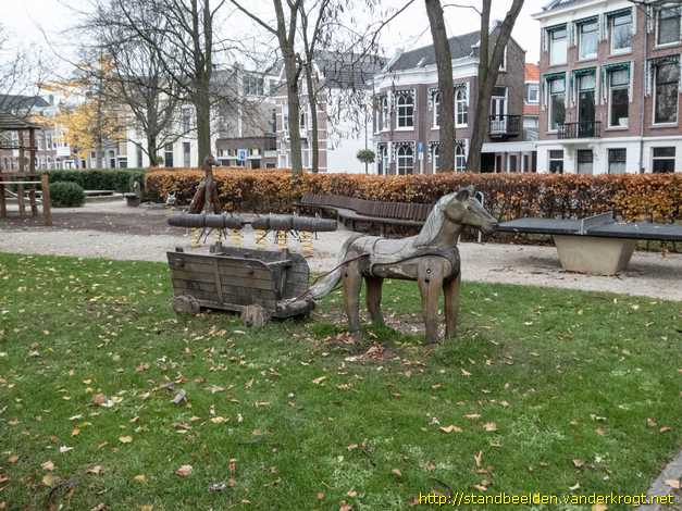 Schiedam -  Paard en wagen