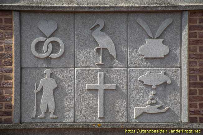 Spijkenisse -  Reliëf Raadhuis