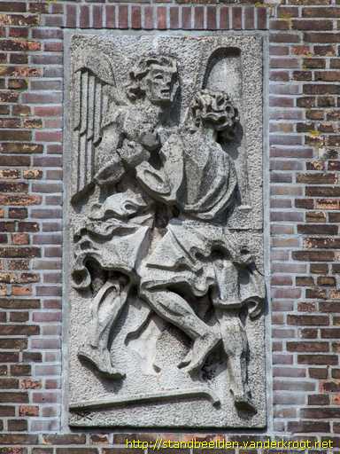 Vlaardingen -  Jacobs strijd met de engel bij Pniël