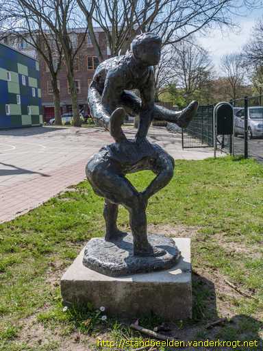 Vlaardingen -  Bokspringende jongens