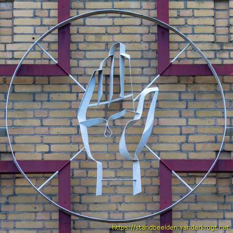 Vlaardingen -  De doorboorde hand van Jezus