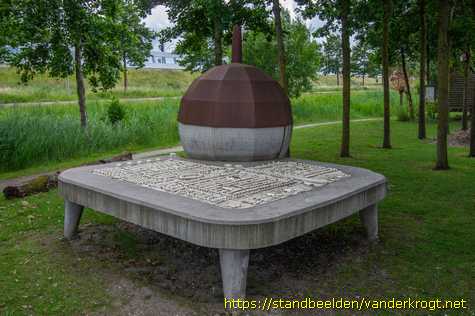 Zoetermeer -  Maquettetafel met stookhuis