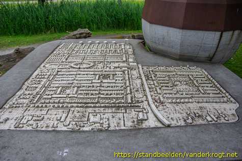 Zoetermeer -  Maquettetafel met stookhuis