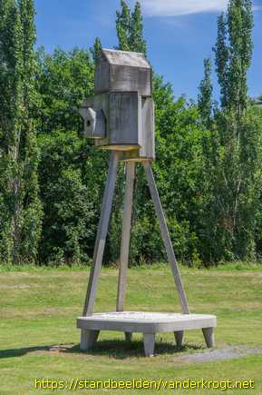 Zoetermeer -  Maquettetafel met vogelhuis