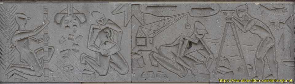 Ketelhaven - Betonreliëf Dijkenbouw