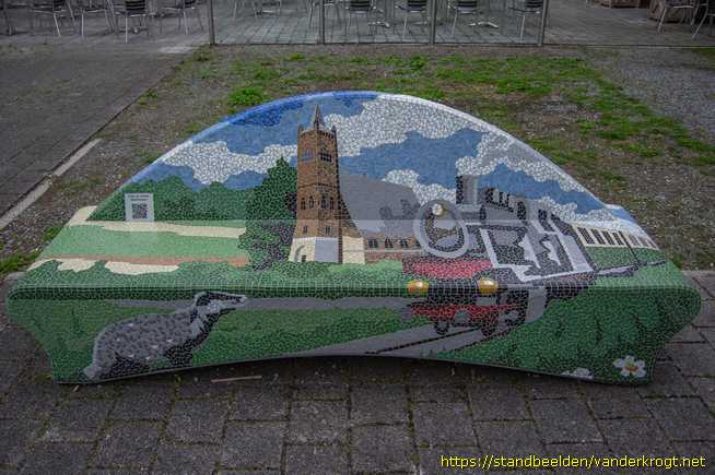 Beekbergen - Mozaïekbank Beekbergen