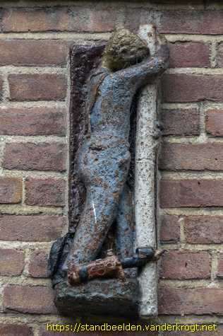 Groningen - Portiekdecoratie Beroepen Scheldestraat