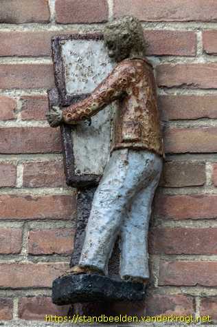 Groningen - Portiekdecoratie Beroepen Scheldestraat