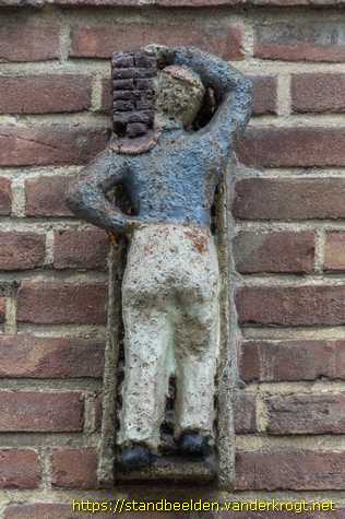 Groningen - Portiekdecoratie Beroepen Scheldestraat