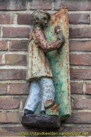 Groningen - Portiekdecoratie Beroepen Scheldestraat
