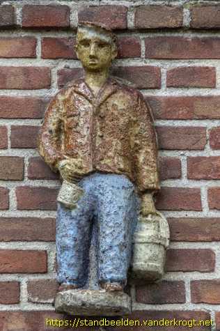 Groningen - Portiekdecoratie Beroepen Scheldestraat